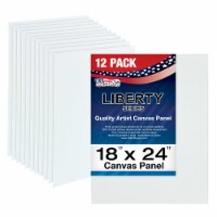 18  x 24  Professional Artist Quality Acid Free Canvas Panel Boards for Painting 12-Pack