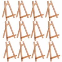 10.5  Small Tabletop Display Stand A-Frame Artist Easel, 12 Pack - Portable Desktop Easel
