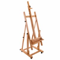 Malibu Heavy Duty Extra Large Adjustable H-Frame Studio Easel, Artist Storage Tray