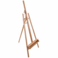 Sunset 64  to 89  High Lyre Style Studio A-Frame Easel with Artist Storage Tray