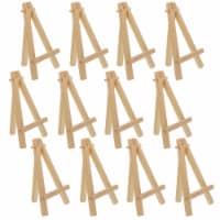 5  Mini Wood Display Easel (12 Pack), A-Frame Artist Tripod Easel - Tabletop Holder Stand