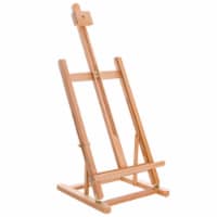 38  High Tabletop Wooden H-Frame Studio Easel - Artists Adjustable Painting and Display Easel