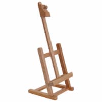 16  Mini Tabletop Wooden H-Frame Studio Easel - Artists Adjustable Painting and Display Easel