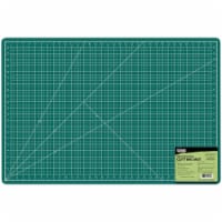24  x 36  Green/Black Self Healing 5-Ply Double Sided Durable Non-Slip PVC Cutting Mat