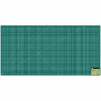 40  x 80  Green/Black Self Healing 5-Ply Double Sided Durable Non-Slip PVC Cutting Mat