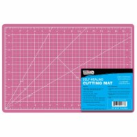 12  x 18  Pink/Blue Self Healing 5-Ply Double Sided Durable Non-Slip PVC Cutting Mat