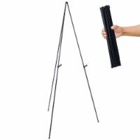63  Steel Easy Folding Display Easel - Quick Set-Up, Instantly Collapses, Adjustable Height