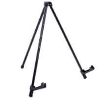 14  Exhibitor Black Steel Tabletop Instant Display Easel - Portable Stand, Adjustable Holders