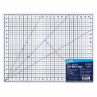 18  x 24  White/Blue Self Healing 5-6 Layer Double Sided Durable Non-Slip PVC Cutting Mat