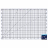 40  x 60  White/Blue Self Healing 5-6 Layer Double Sided Durable Non-Slip PVC Cutting Mat