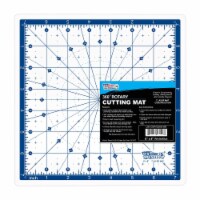 8  x 8  Rotary White/Blue Self Healing 7-Layer Durable Non-Slip PVC Cutting Mat