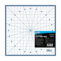 18  x 18  Rotary White/Blue Self Healing 7-Layer Durable Non-Slip PVC Cutting Mat