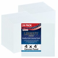 4 x 4 Professional Artist Quality Acid Free Canvas Panel Boards for  Painting 24-Pack, 4” x 4” - 24-Pack - Mariano's