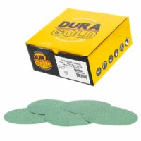 80 Grit - 5  Green Film - Hook & Loop Sanding Discs for DA Sanders - Box of 50