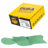 320 Grit - 5  Green Film - Hook & Loop Sanding Discs for DA Sanders - Box of 50