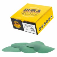 400 Grit - 5  Green Film - Hook & Loop Sanding Discs for DA Sanders - Box of 50