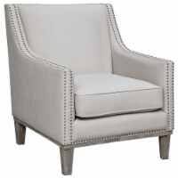 Picket House Furnishings Aster Accent Arm Chair in Snow