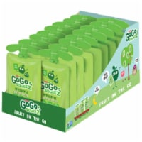 GoGo SqueeZ Apple Apple On the Go Apple Sauce, 3.2 Ounce -- 18 per case.