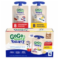 GoGo Squeez YogurtZ Low Fat Strawberry & Banana Yogurt