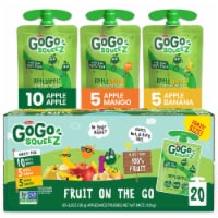 GoGo SqueeZ® Apple Apple & Apple Banana & Apple Mango Variety Pack
