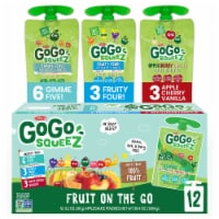 GoGo Squeez Apple Cherry/ Gimme Five/and Apple Pineapple Applesauce Pouches