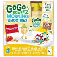 GoGo Squeez Morning Smoothiez Strawberry Yogurt Pouch