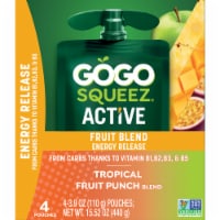 Gogo Squeez® Active Keep Up Tropical Fruit Punch Pouches Perspective: Main