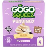GoGo Squeez® Puddingz Sweet Indulgence Vanilla Pudding Pouches Perspective: Main