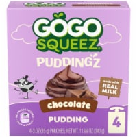 GoGo Squeez® Puddingz Indulgence Chocolate Pudding Pouches Perspective: Main