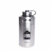 Manna 6407266 64 oz Silver Stainless Steel - Home Brew Keg Growler Water Bottle BPA Free