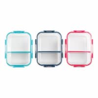 Core Kitchen 6862544 51 oz TrueDivide Food Storage Container, Clear - Pack of 12