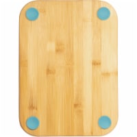 Core Bamboo 9.5 In. Square Natural Nostalgia Foot Grip Cutting Board DBC27695