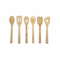 Core Kitchen 2.5 x 11.8 in. Natural Bamboo Utensil Set