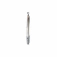 Core Kitchen 6012650 12 in. Silver Silicone Locking Tong