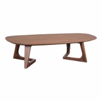 Moe's Home Collection Godenza 42  Modern Wood Coffee Table in Brown