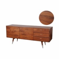 Moes Home Collection CB 1024 03 Sienna Sideboard Walnut Large Brown 1 Fry s Food Stores