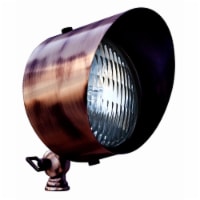 Dabmar Lighting LV30-ABZ Solid Brass Directional Flood Light with Hood- Antique Bronze
