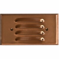 Dabmar Lighting LV613-CP Brass Recessed Brick, Step & Wall Light, Copper - 3 x 5.63 x 2.88 in Perspective: Main