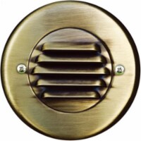 Dabmar Lighting LV708-ABS Brass Recessed Louvered Brick, Step & Wall Light, Antique Brass - 4