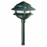 Dabmar Lighting LV102S-G Cast Aluminum Two Tier Pagoda Light- Green