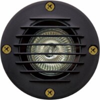 Dabmar Lighting LV295-B Cast Aluminum In-Ground Well Light with Grill- Black