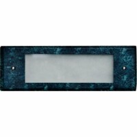 Dabmar Lighting LV614-VG Brass Recessed Brick, Step & Wall Light, Verde Green - 3 x 9.38 x 2.