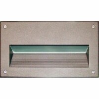 Dabmar Lighting DSL1039-BZ 9W & 120V PL9 Recessed Lens Step Light - Bronze