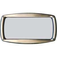 Dabmar Lighting DSL1073-SS Recessed Open Face Brick, Step & Wall Light, Electro-Plated Stainl