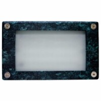Dabmar Lighting LV-LED650-VG 5W & 12V 48 LEDs Open Face Cover Step Light - Verde Green