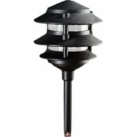 Dabmar Lighting LV-LED102-B Cast Aluminum Three Tier LED Pagoda Light, Black - 13.33 x 5.85 x