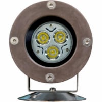 Dabmar Lighting FG313-LED3 Fiberglass LED Pond & Fountain Underwater Light with Stainless Ste