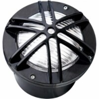 Dabmar Lighting FG327-LED9-B 9W & 12V PAR36 Fiberglass Cage Convex PC Lens Well Light with St