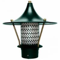 Dabmar Lighting LV-LED106B-G 2.5W & 12V JC-LED Flair Top Pagoda with 3 in. NPT Base - Green