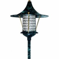 Dabmar Lighting LV-LED106A-VG 2.5W & 12V JC-LED Flair Top Pagoda with 0.5 in. NPT Base - Verd
